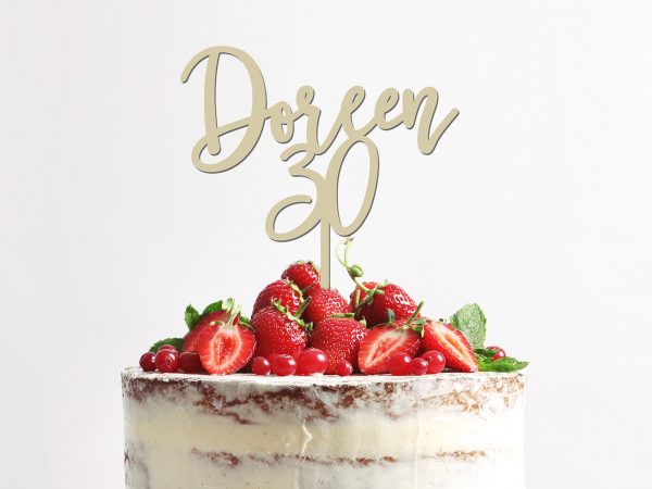 Cake Topper zum Geburtstag